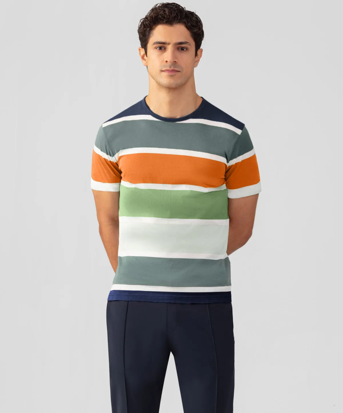 New T-Shirt Eyelet Edition à larges rayures T-Shirts D'Intérieur | T-Shirts