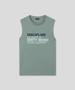 Sale T-shirt sans manches en coton organique