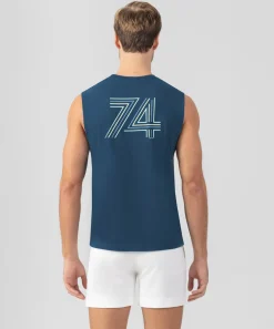 Discount T-shirt sans manches en coton organique