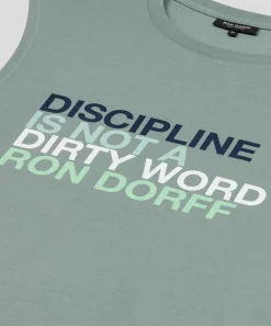 Sale T-shirt sans manches en coton organique