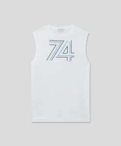 Online T-shirt sans manches en coton organique